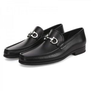 Salvatore Ferragamo Gancini Reversible Bit Loafers